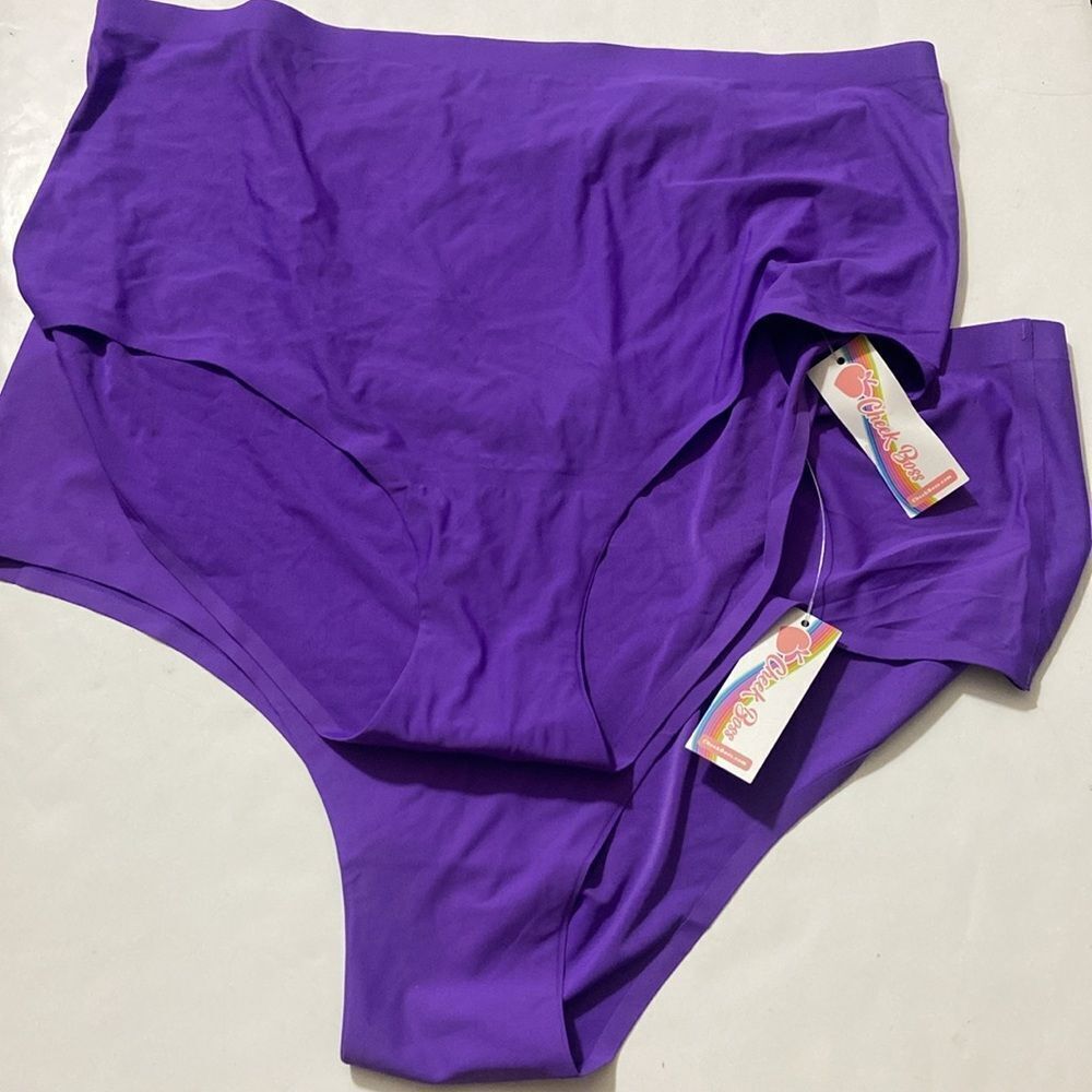Of Two Plus Size Pairs Though Cheeks Boss Women Panties Size 4XL